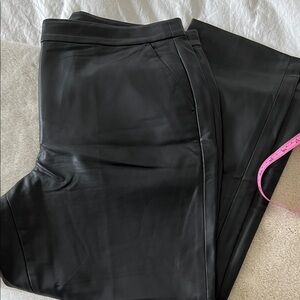 J. Crew faux leather pants!